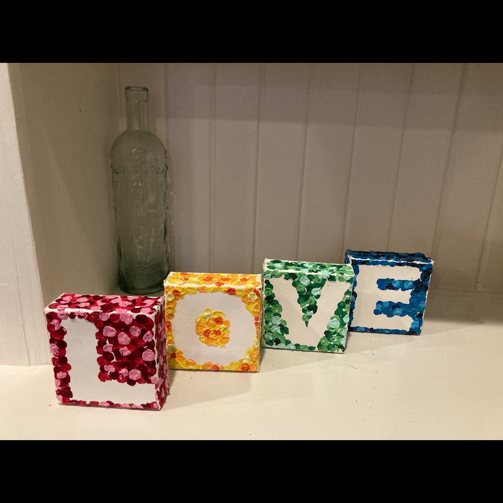 Handmade LOVE letters
